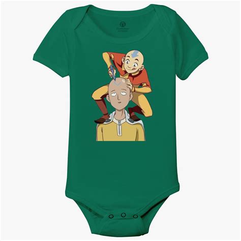 One Punch Man And Avatar Funny Baby Onesies Customon