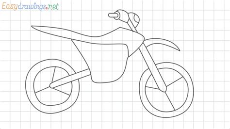 How To Draw A Dirt Bike Step By Step 13 Easy Phase