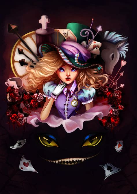Illustration Alice In Wonderland By Limoniqa On Deviantart