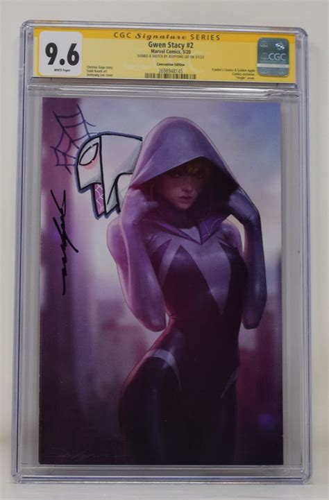 Marvel Gwen Stacy 2 Of 5 Unmasked Virgin Cover Variant Remarked Cgc