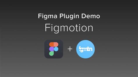 Figma Plugin Demo Figmotion Youtube