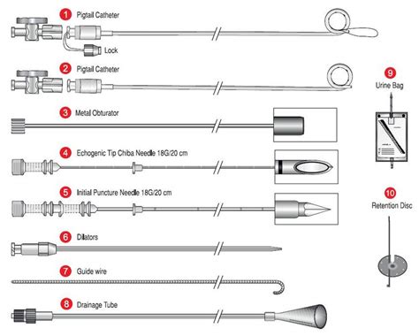 Pigtail Nephrostomy Catheters And Sets With Locking Product Info