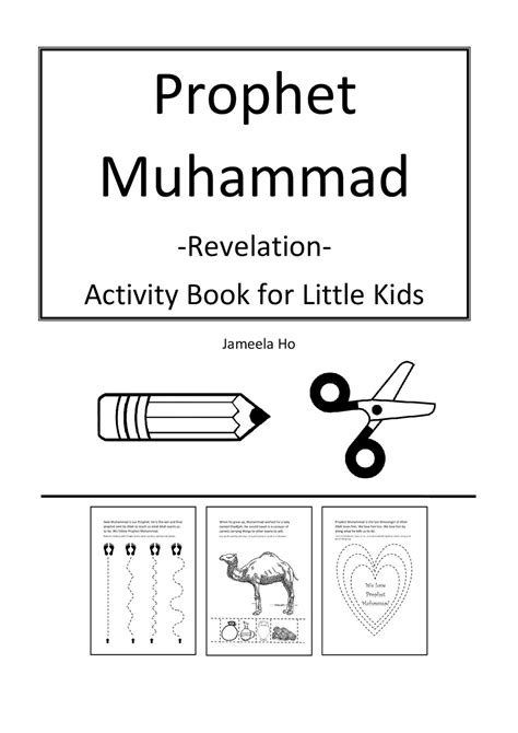 Ilma Education Prophet Muhammad Activity Book For Little Kids Download