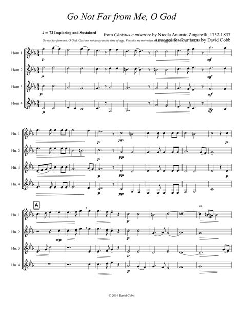 Flights to goodyear are likely to be cheaper. Go Not Far from Me, O God Sheet music | Download free in ...