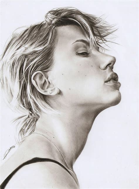 Scarlett Johansson By Ambr0 On Deviantart