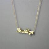 Photos of Sterling Silver Custom Name Necklace