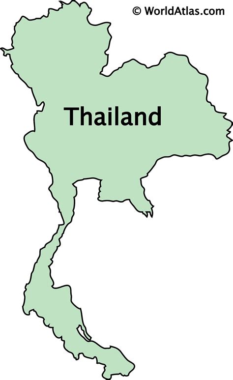 Thailand Maps Facts World Atlas