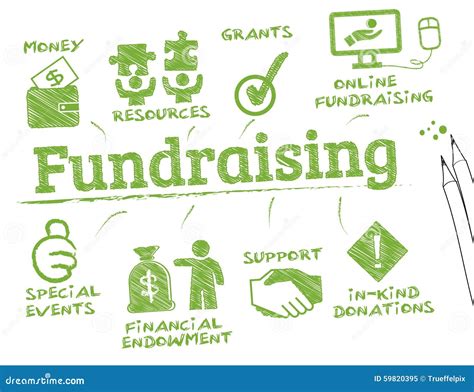 Fundraising Chart Stock Illustration Illustration Of Crowd 59820395