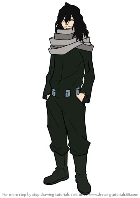 Learn How To Draw Aizawa From Boku No Hero Academia Boku No Hero