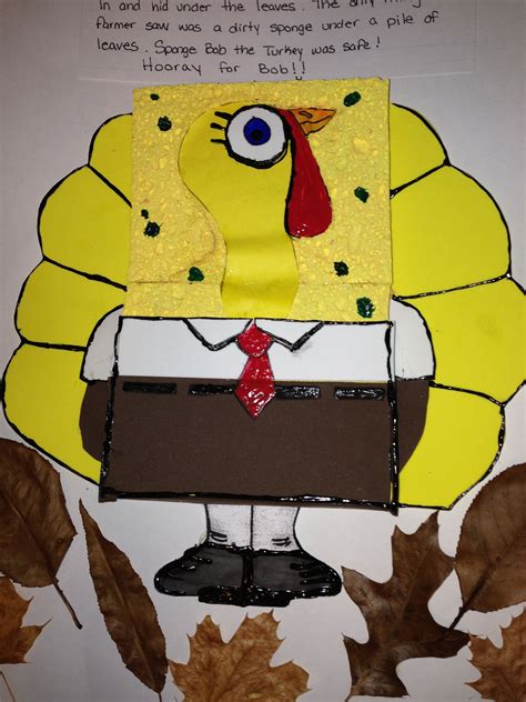 Disguise The Turkey Sponge Bob Turkey Disguise Project Turkey