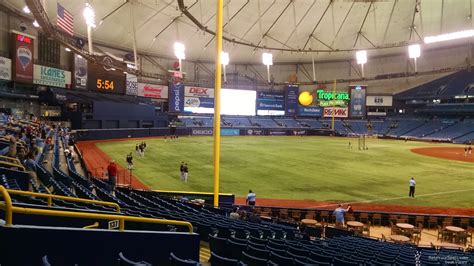 Tropicana Field Section 135 Tampa Bay Rays