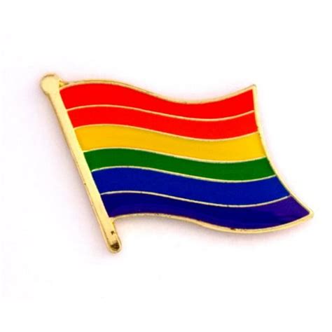 Ppm Brands Gay And Lesbian Pride Lgbt Rainbow Flag Lapel Hat Pins