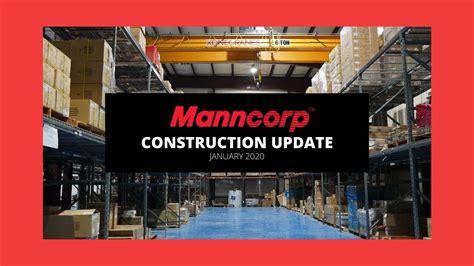 Manncorp Construction Update January 2020 Youtube