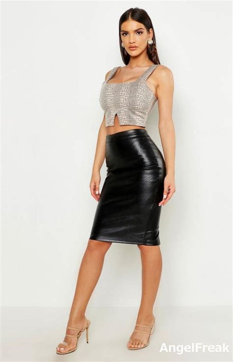Pin By Angelfreak On Leatherskirt Skirts Skirt Design Leather Dress