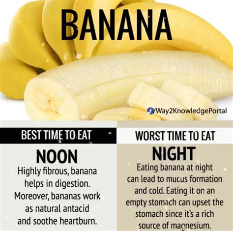 Pin By Lena K On Good To Know Eating Banana At Night Best Time To