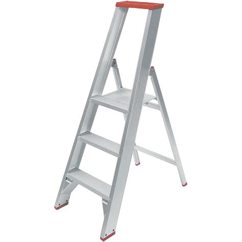 Fixed aluminium step ladder - Actiflip