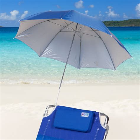 Rio 4 Ft Blue Clamp On Beach Umbrella