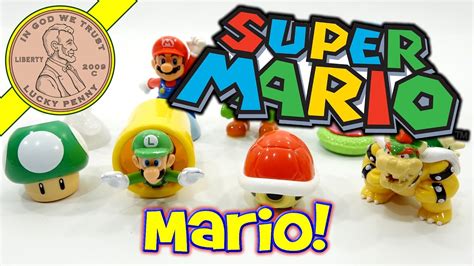 Super Mario Brothers Mcdonalds 2017 Happy Meal Fast Food Toys Youtube