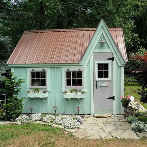 This Pretty Cottage Style She Shed Has A Fairytale Vibe That We Want To