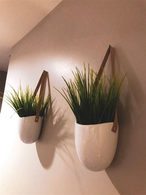 3 Ceramic Hanging Planter Indoor Set Wall Planter Indoor Etsy Uk