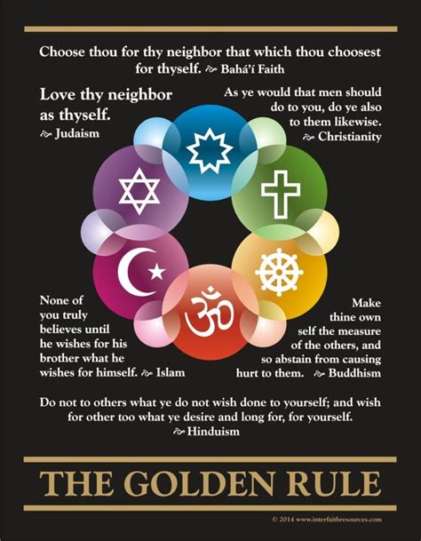 Golden Rule From All Religions Interfaith Council Of Greater Sacramento