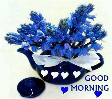 Blue Good Morning Flowers morning good morning morning quotes good morning quotes | Good morning ...