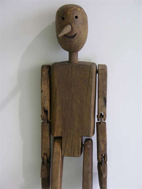 italian articulated wooden pinocchio sculpture wooden puppet