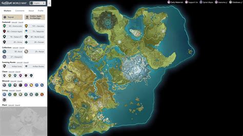 Genshin Impact Interactive Map Of Teyvat Krispitech