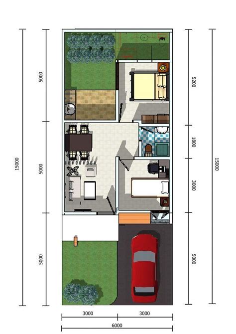 Model Rumah Minimalis 5x12 1 Lantai Gambar Design Rumah