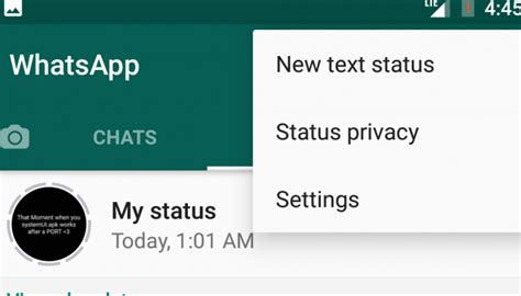 Enable Text Status Feature Archives Wa Tweaker