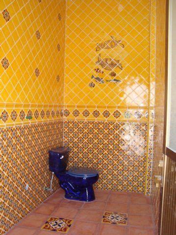 Bathroom Using Mexican Tile And Saltillo Floor Tile Mexican Home Decor Gallery Mission Accesor