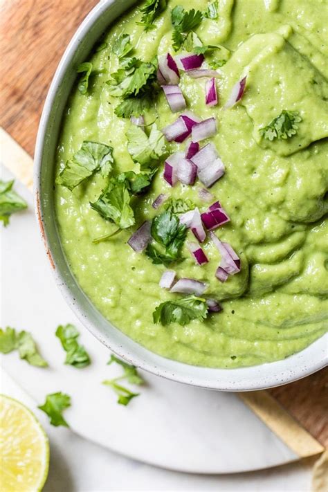 Creamy Guacamole Salsa Is A Combination Of Guacamole And Salsa Verde And It Is Ready Easy