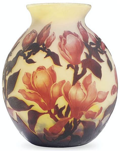 Description Muller Freres An Overlaid And Etched Glass Vase Circa 1910 14½ In 368 Cm High