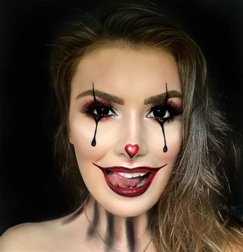 Tuto Maquillage Clown Dhalloween 55 Photos Inspirantes Halloween