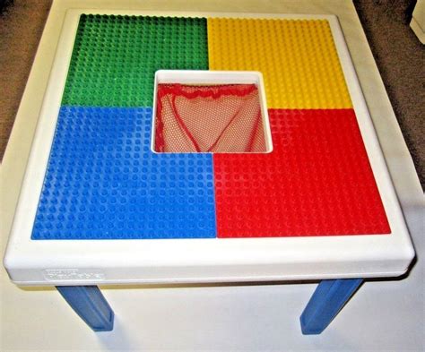 Table Toys Inc Lego Top Activity Play Table With Legs Storage Multi