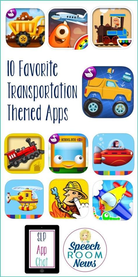 Nothing work better than using a toy to help with your child speech development. 10 Favorite Transportation Themed Apps | Preschool speech ...