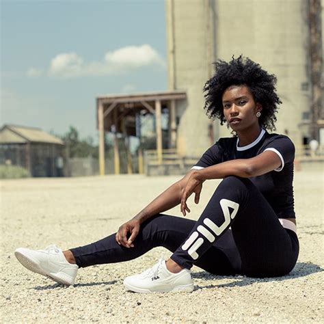 Hibbett is a premium athletic retailer bringing you the. Stay cute in the FILA Womens Tionne Crop Tee (FWASW003-001 ...