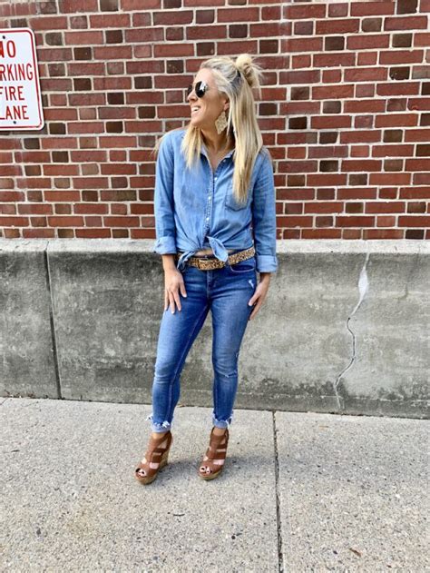 How To Style Denim Shirt 13 Ways To Wear One Stylish Life For Moms