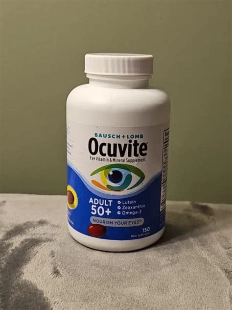 Bausch Lomb Ocuvite Adult Eye Vitamin Mineral Supplement Softgels Picclick