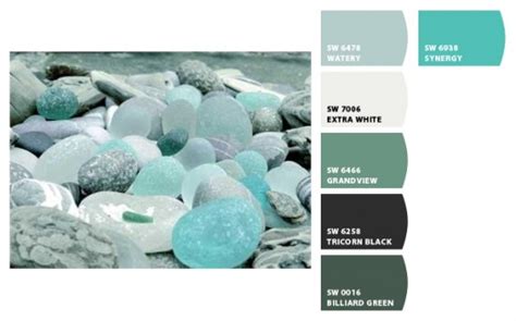 Coastal Color Inspiration Sea Glass Mjn And Associates Interiors