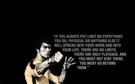 If You Always Put Limits On Everything Bruce Lee 1440x900 R
