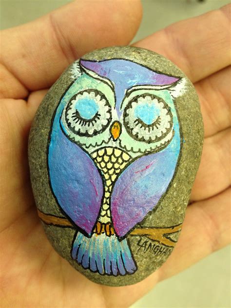 25 Best Owl Painted Rock Ideas