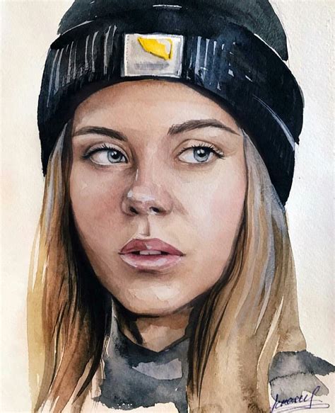 Pin By Stacey J Palmer On Art Watercolor Portraits Portrait