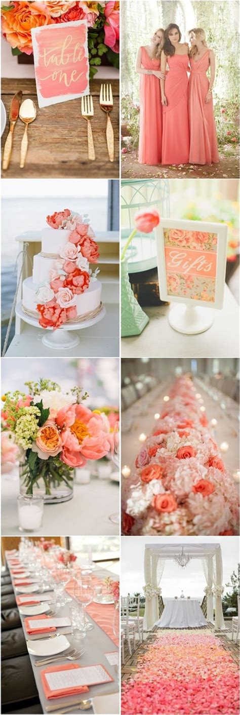 Coral Wedding Ideas 22 How To Organize