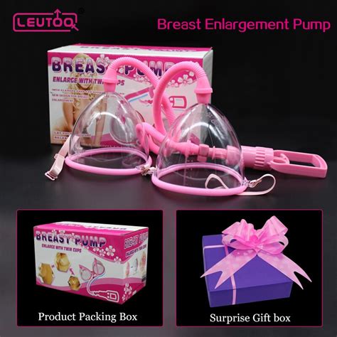 Manual Vacuum Pump Breast Enlargement Pump For Women Sexy Breasts Pump Nipple Sucker Chest