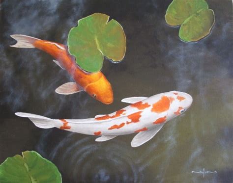 How To Paint A Koi Pond In Oil — Online Art Lessons