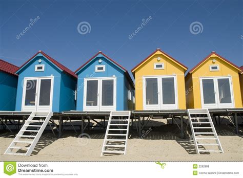 Colorful Beach Houses Stock Photo Image Of Color Coloured 2292888