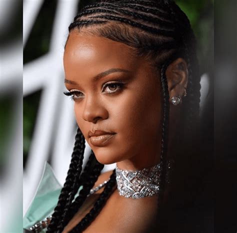 360 Degrees Worth Close Up Shots Of The Braids Rihanna Rocked To The