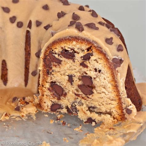 This chocolate chip cake recipe requires few ingredients. Chocolate Chip Peanut Butter Pound Cake with Peanut Butter ...