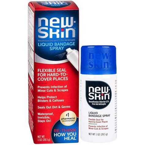 New Skin Liquid Bandage Spray 1 Ounce Pack Of 1 1